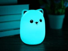 Verkgroup LED RGB akumulatorska mehka otroška lučka touch 1200mAh USB