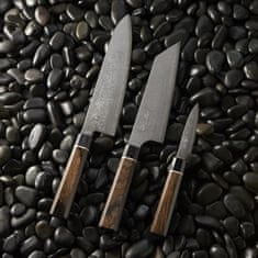 Suncraft Senzo Black Damascus Paring manjši japonski nož za prostoročna kuhinjska opravila 80mm