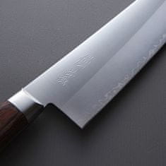 Suncraft Senzo Gyuto AUS-10 večnamenski japonski kuhinjski nož 210mm + lesena zaščita Saya