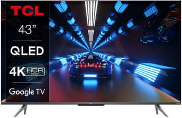 TCL 43C735 4K Ultra HD QLED televizor, Google TV