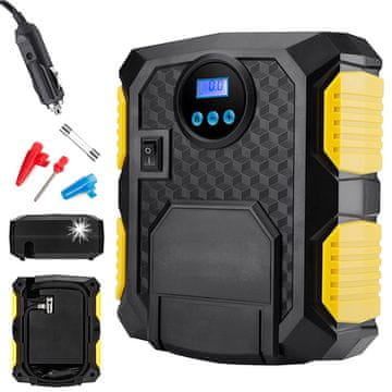 Verkgroup LCD 12V avtomobilski kompresor 10 bar 27L/min LED