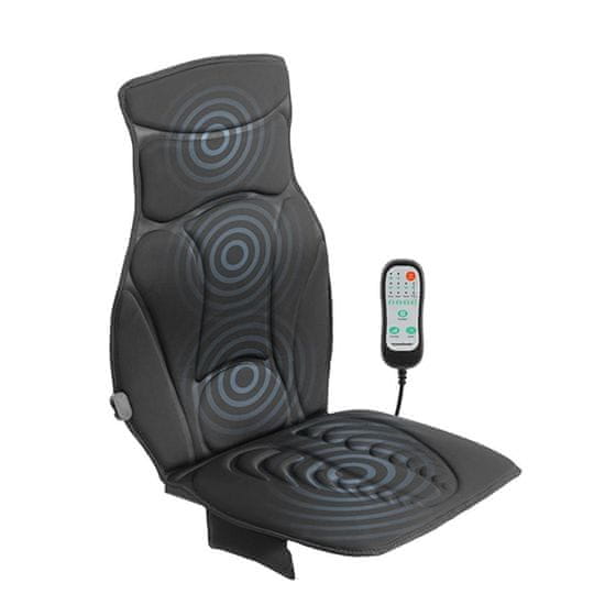 Northix Masažna sedežna blazina s funkcijo gretja - Shiatsu