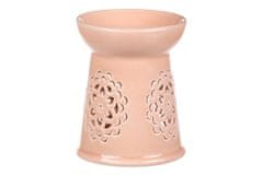 Autronic Aroma svetilka z motivom mandale, marelična barva, porcelan. ARK3517-APPR