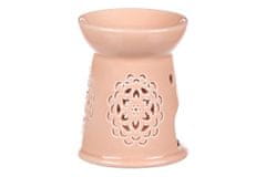 Autronic Aroma svetilka z motivom mandale, marelična barva, porcelan. ARK3517-APPR