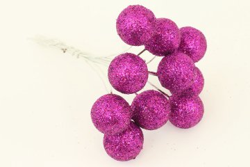 Autronic božična dekoracija vijolična . Cena za 1 glasnost (6ks v polietilenski vrečki) PRZ719784