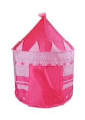 Iso Trade otroški šotor roza barve