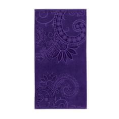 Svilanit Rose plažna brisača, 80x160 cm, vijolična