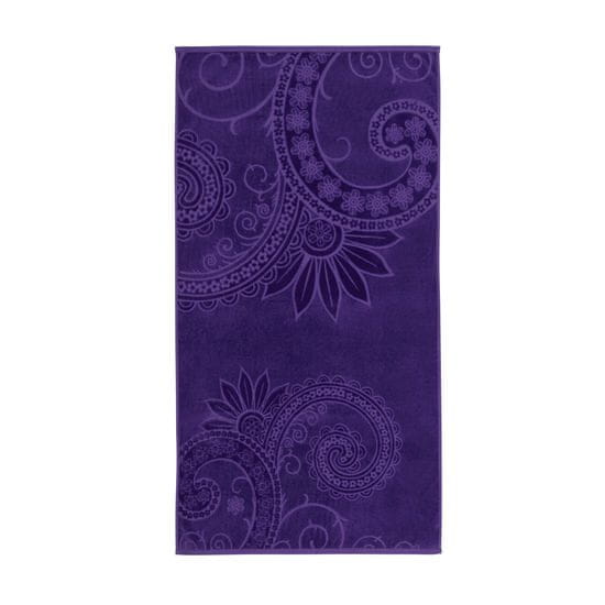 Svilanit Rose plažna brisača, 80x160 cm, vijolična