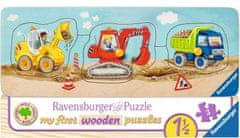 Ravensburger Leseni vložek Gradbeni stroji