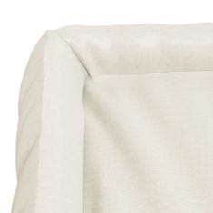 Vidaxl Pasja postelja, bež, 135x110x23 cm, tkanina Oxford