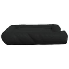 Vidaxl Pasja postelja, črna, 135x110x23 cm, tkanina Oxford