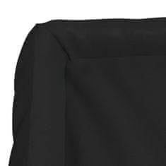 shumee Pasja postelja, črna, 135x110x23 cm, tkanina Oxford