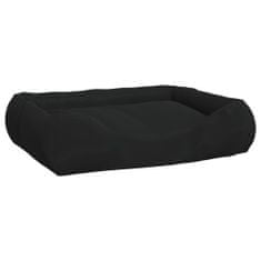 Vidaxl Pasja postelja, črna, 75x58x18 cm, tkanina Oxford