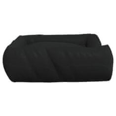 Vidaxl Pasja postelja, črna, 75x58x18 cm, tkanina Oxford