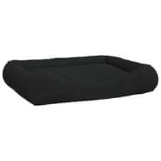 Vidaxl Pasja postelja, črna, 89x75x19 cm, tkanina Oxford