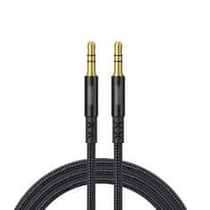 Joyroom stereo audio aux kabel 3,5 mm mini jack 1 m črn (sy-10a1)