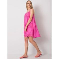 Och Bella Eunice OCH BELLA roza ženska obleka TW-SK-BI-81593.28_372746 S