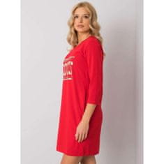 RELEVANCE Ženska obleka z žepi MARSEILLE rdeča RV-SK-6894.44P_381617 S-M