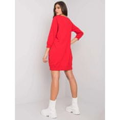 BASIC FEEL GOOD Ženska bombažna obleka SALERNO rdeča RV-SK-7203.35P_379792 L-XL