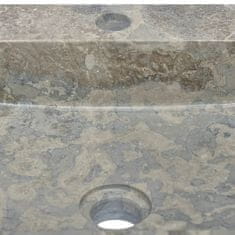 Vidaxl Umivalnik siv 40x40x12 cm marmor