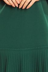 Numoco Ženska mini obleka Lucy zeleno-črna XXL