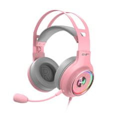 Edifier Igralne, Gaming slušalke HECATE G4 TE, RGB, 7.1 (roza)