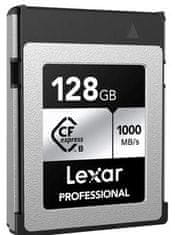 Lexar Cfexpress hitra kartica, 128 GB, Type B Silver