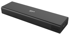 Silicon Power PD60 ovitek za zunanji SSD disk, USB-C 3.2, NVMe/SATA (SP000HSPSDPD60CK)