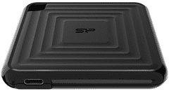 Silicon Power PC60 SSD disk, 240 GB, USB 3.2, črn (SP240GBPSDPC60CK)