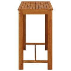 Vidaxl Barska miza iz trdnega akacijevega lesa 120x60x105 cm