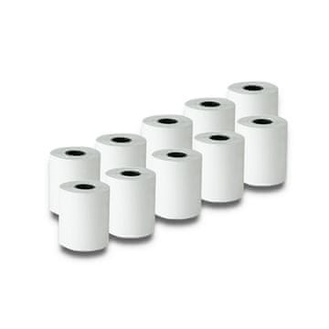 Qoltec termalni zvitek 57 x 30 | 55 g/m2 | 10 kosov | brez BPA