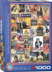 EuroGraphics Puzzle plakati iz 1. in 2. svetovne vojne 1000 kosov