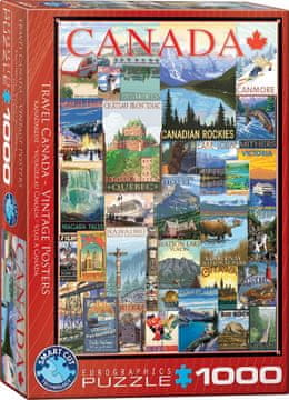 EuroGraphics Puzzle Plakati s kanadsko naravo 1000 kosov