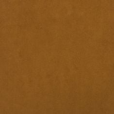 Greatstore Stolček za noge rjav 78x56x32 cm žamet