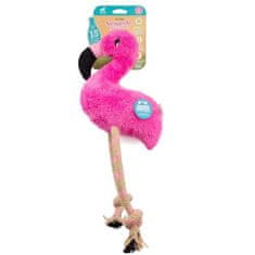 Beco igrača za pse iz dvojnega materiala Flamingo Fernando L