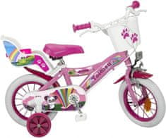 Toimsa Fantasy 12 colsko dekliško kolo, roza/belo