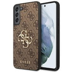 Guess GUHCS22M4GMGBR S906 S22+ rjava/brown hardcase 4G Big Metal Logo