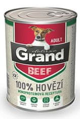 GRAND cons. deluxe dog 100% govedina 400g