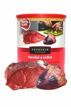 Topstein Govedina in srce v pločevinki 800g