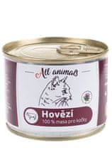 All Animals Vse živali CAT mleto goveje meso 200g