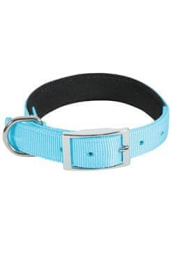 Zolux Ovratnica za pse SOFT NYLON turkizna 25mm/55cm