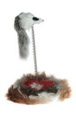 Karlie Igrača mačka Miška na vzmeti 14cm KAR