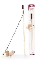 Igrača mačka Ribiška palica št. 14 Naravna le 40cm
