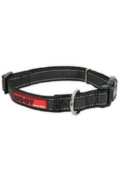 Zolux Ovratnica za pse MOOV nastavljiva črna 40mm 51-67cm