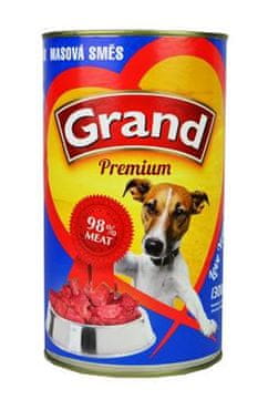 GRAND cons. mesna mešanica za pse 1300g