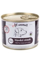 All Animals Vse živali DOG goveji zrezek 200g