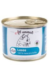 All Animals Vse živali CAT losos, mlet 200g
