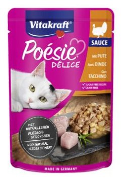 Vitakraft Cat Poésie Délice Sauce žepni puran 85g