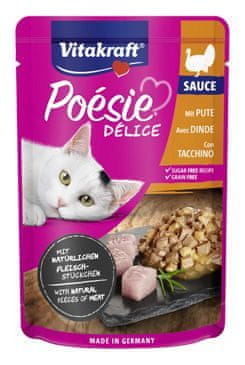 Vitakraft Cat Poésie Délice Sauce žepni puran 85g