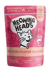 Meowing Heads Žepek iz lososa z okusom rib 100 g